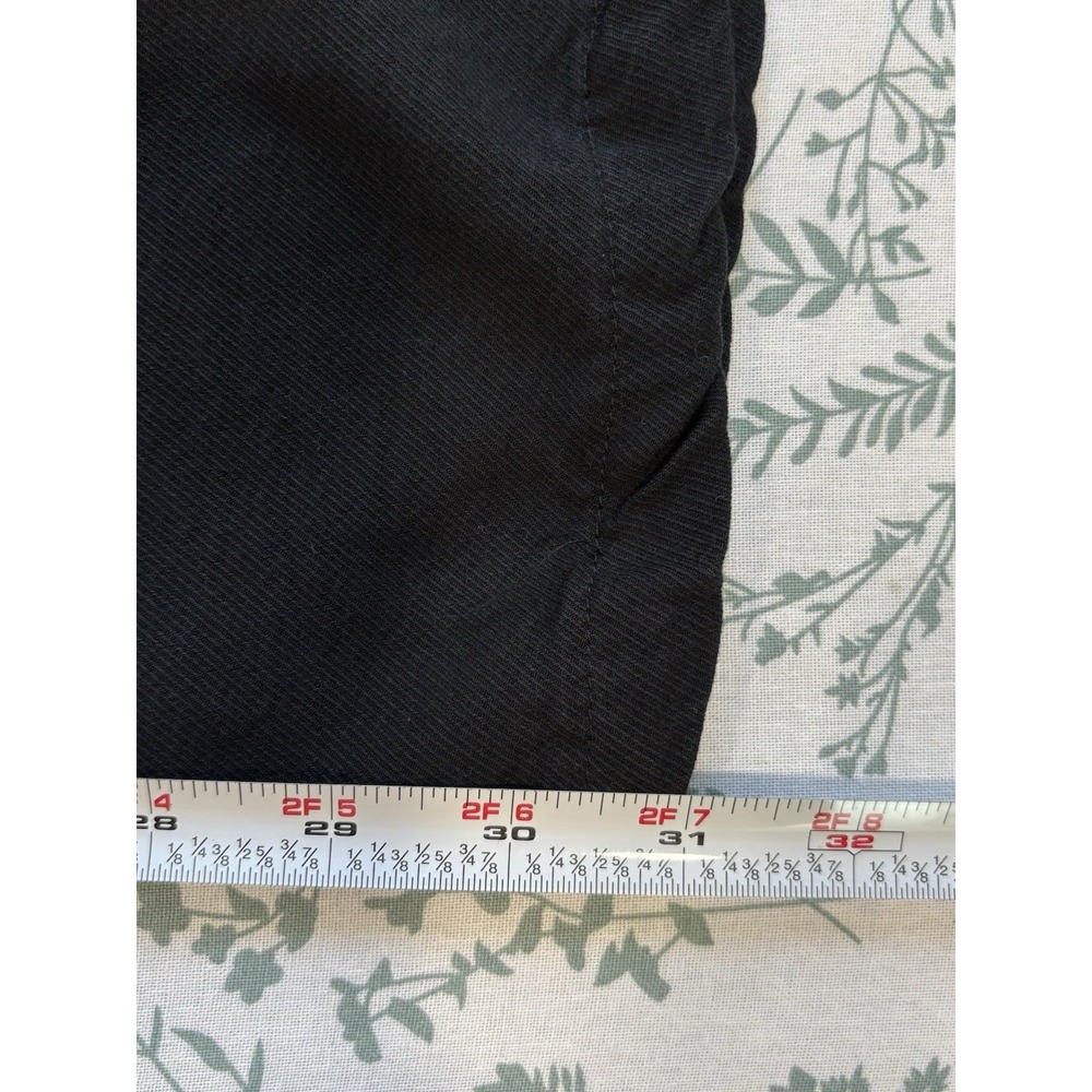 Madewell Black Wide Leg Pull On Pants Size Small Tall Viscose Lyocell Trousers - Picture 11 of 11